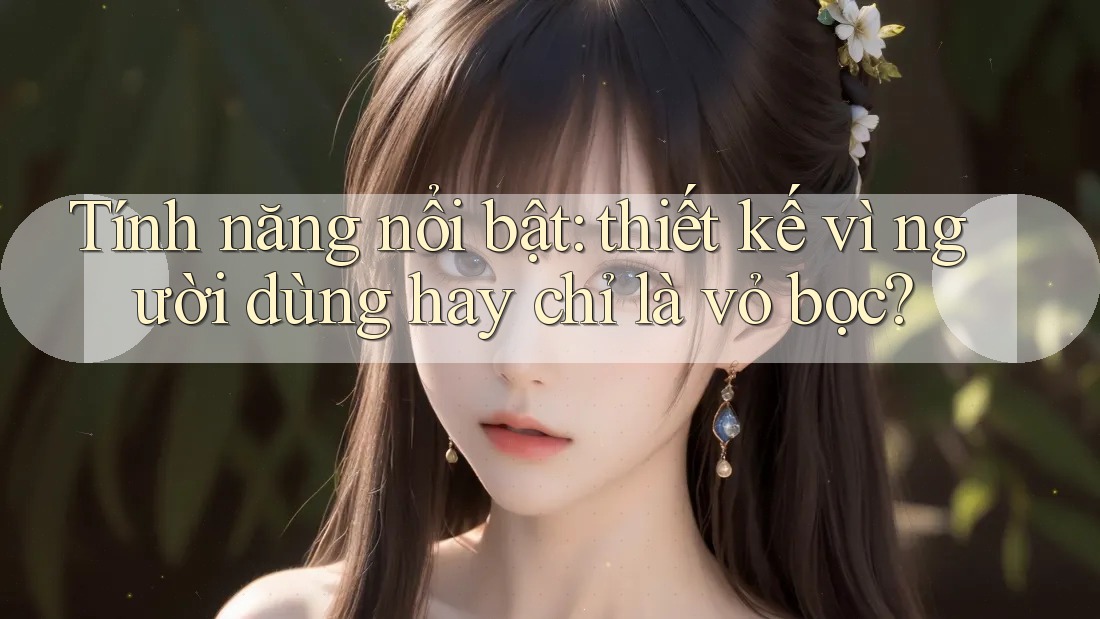 Tính năng nổi bật: thiết kế vì người dùng hay chỉ là vỏ bọc? Tính năng nổi bật: thiết kế vì người dùng hay chỉ là vỏ bọc?