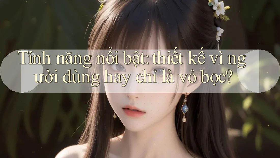 Tính năng nổi bật: thiết kế vì người dùng hay chỉ là vỏ bọc? Tính năng nổi bật: thiết kế vì người dùng hay chỉ là vỏ bọc?