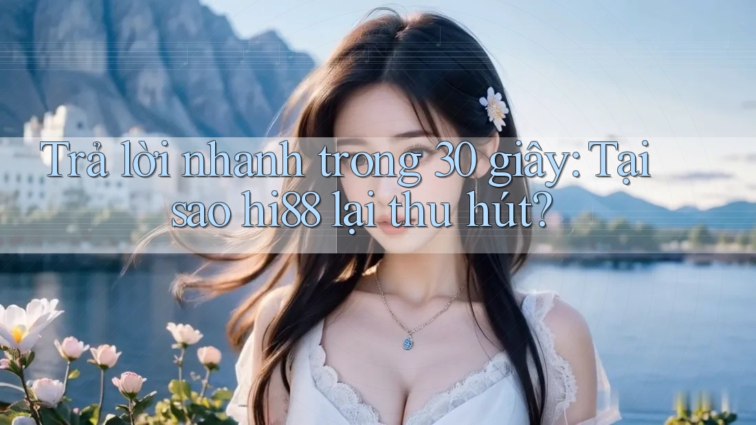 Trả lời nhanh trong 30 giây: Tại sao hi88 lại thu hút?