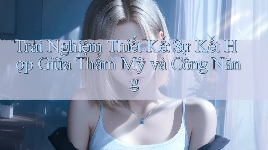 Trải Nghiệm Thiết Kế: Sự Kết Hợp Giữa Thẩm Mỹ và Công Năng Trải Nghiệm Thiết Kế: Sự Kết Hợp Giữa Thẩm Mỹ và Công Năng
