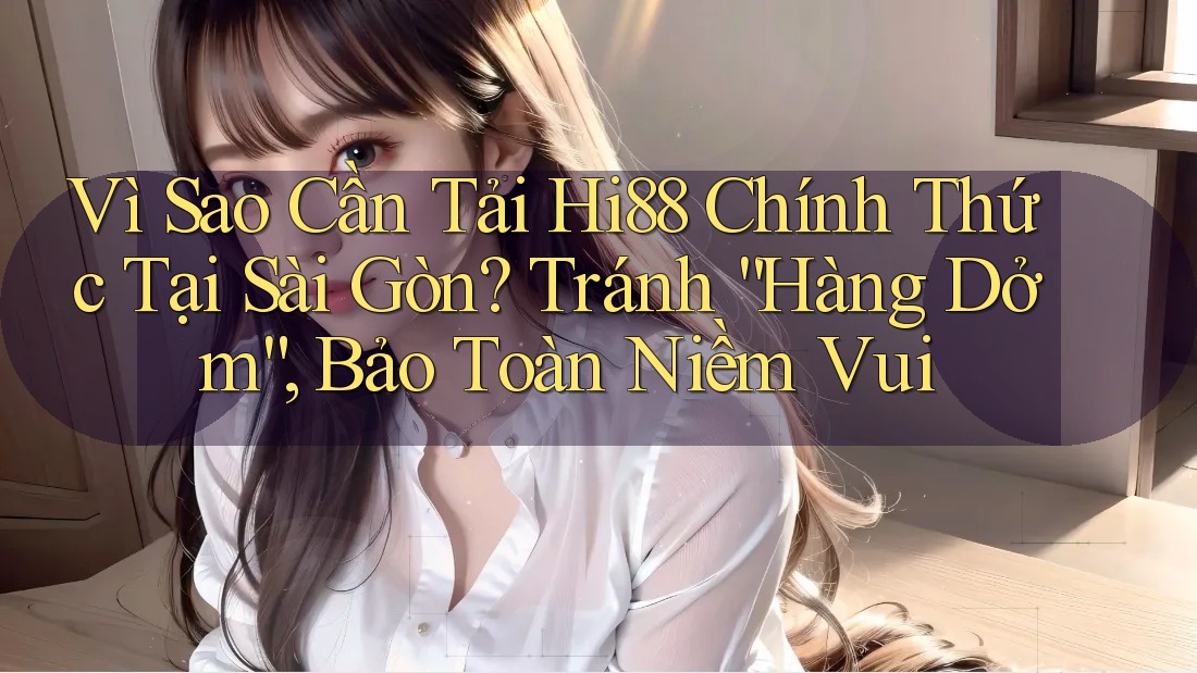 Vì Sao Cần Tải Hi88 Chính Thức Tại Sài Gòn? Tránh “Hàng Dởm”, Bảo Toàn Niềm Vui Vì Sao Cần Tải Hi88 Chính Thức Tại Sài Gòn? Tránh “Hàng Dởm”, Bảo Toàn Niềm Vui