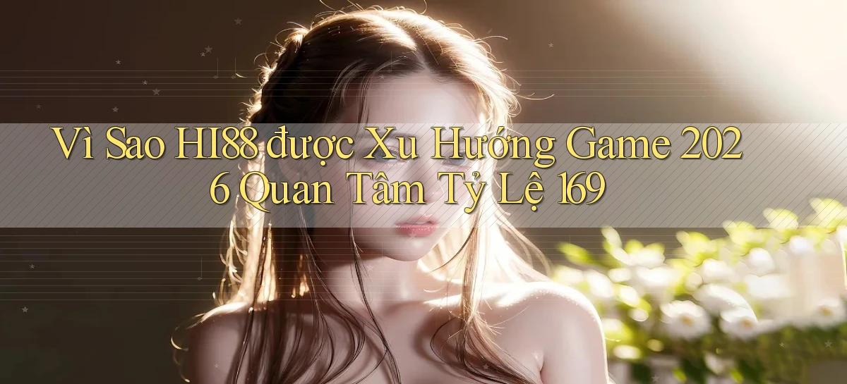Vì sao Hi88 được xu hướng game 2026 quan tâm   tỷ lệ 169