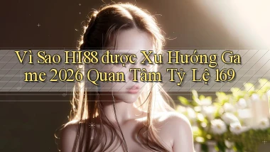Vì sao Hi88 được xu hướng game 2026 quan tâm   tỷ lệ 169